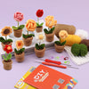 6pcs Crochet Potted Flower Kit With Tutorial