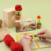 6pcs Crochet Potted Flower Kit With Tutorial