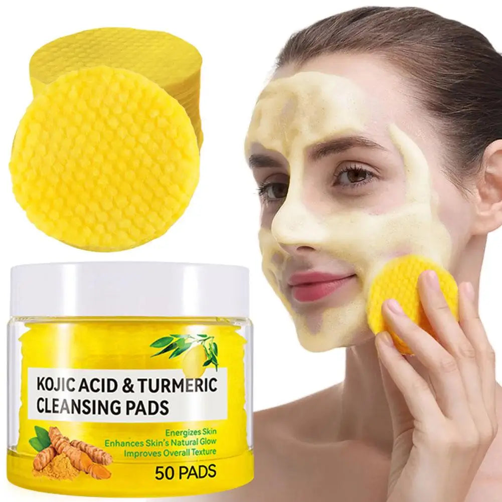 SkinKitty™ Turmeric + Kojic Acid Cleansing Pads